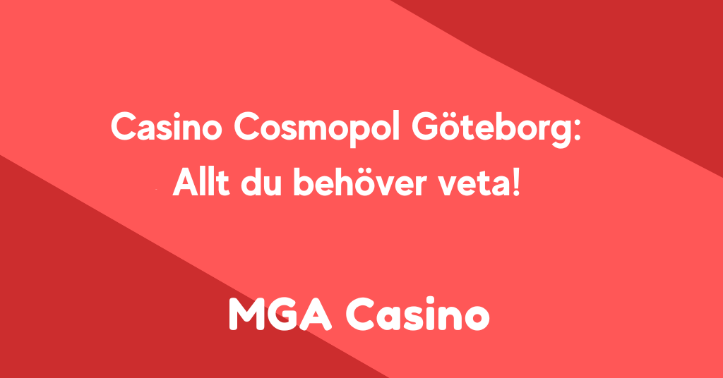 Casino Cosmopol Göteborg
