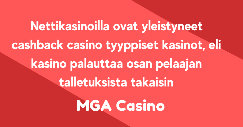 Cashback casinot