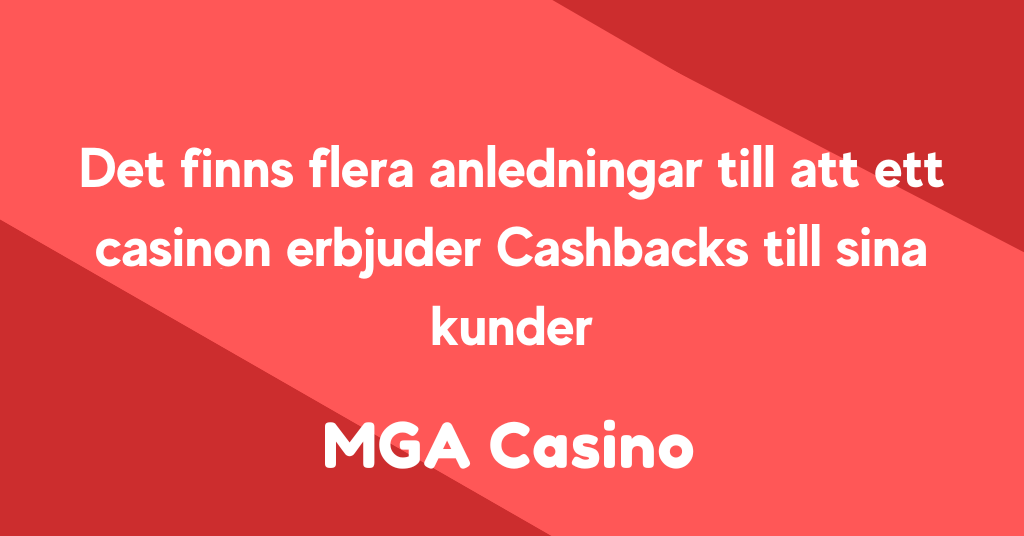 Casino med cashback